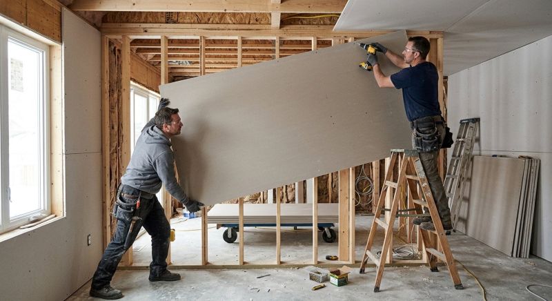 Gypsum Board Installation in Wilmington, NC