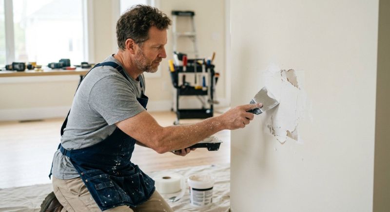 Wall Hole Repair in Kansas City, KS