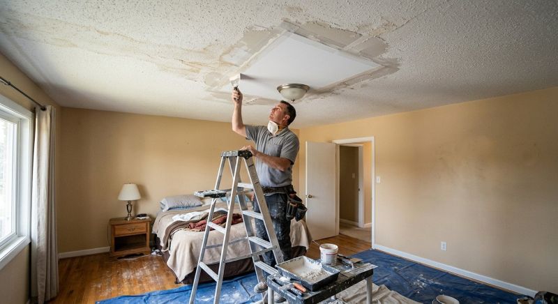 Bedroom Ceiling Repair in Wilmington, NC