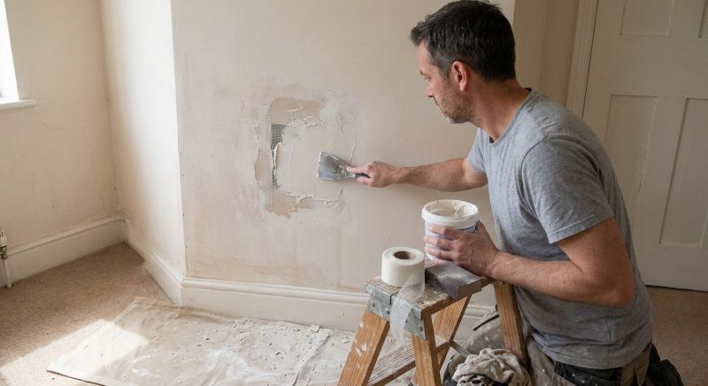 Bedroom Wall Repair in Alpharetta, GA