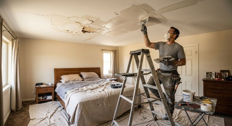 Ceiling Drywall Repair in Kansas City, KS