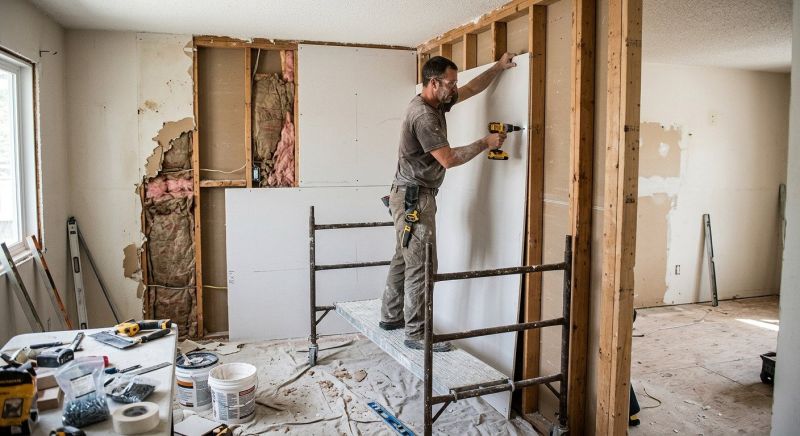 Kitchen Drywall Installation in Wilmington, NC