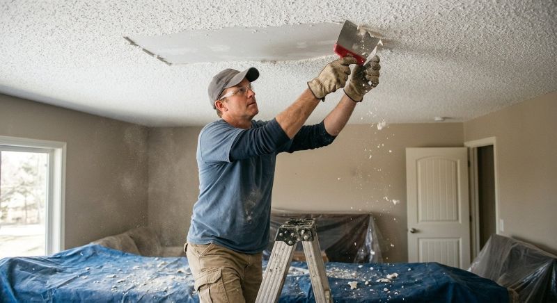Textured Ceiling Scraping in Waco, TX
