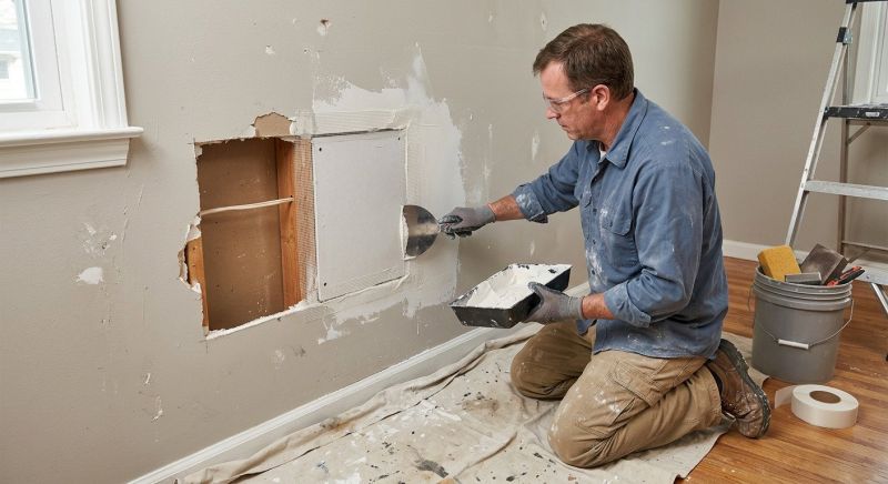 Wallboard Repair in Wilmington, NC